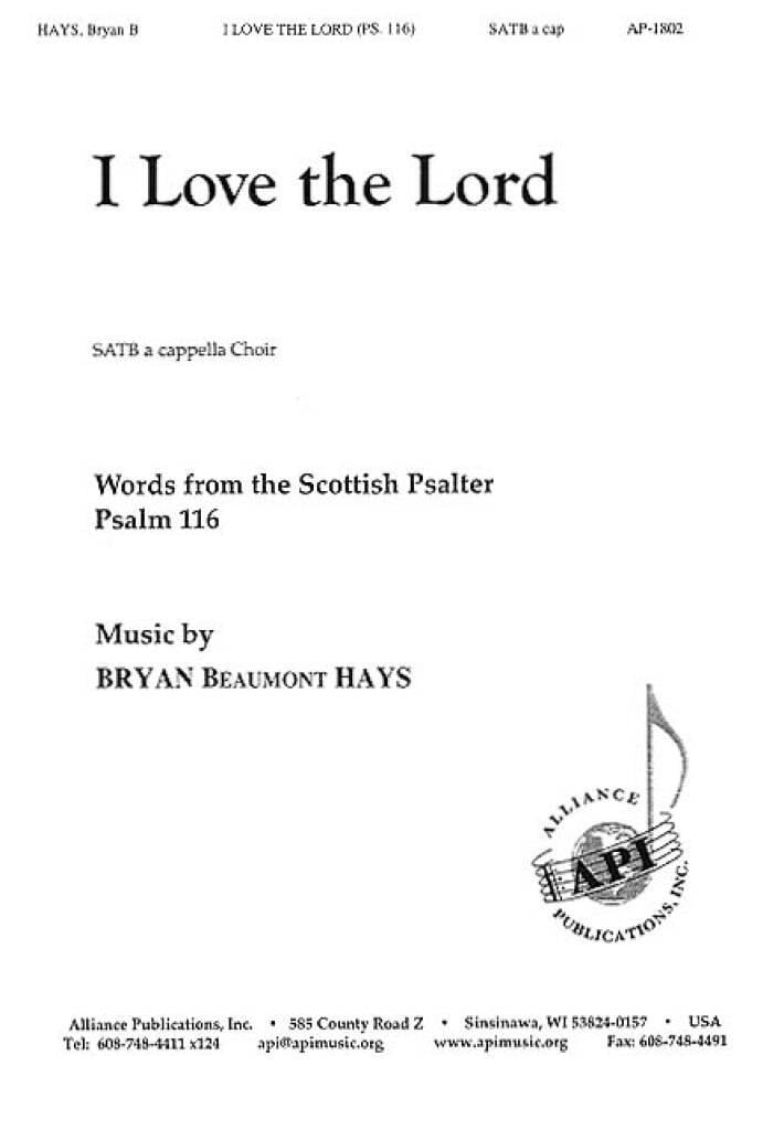 I Love the Lord